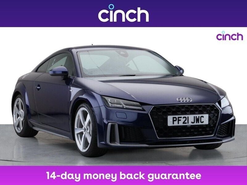 Blue Used 2021 Audi TT S-Line Coupe | £25,599 (Fair price) - Image 1/3