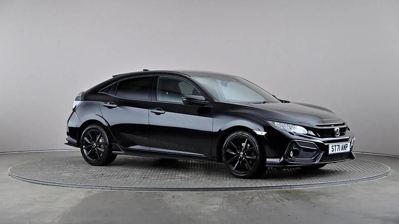 Black Used 2021 Honda Civic Sport Hatchback | £14,477 (Fair price) - Image 1/4