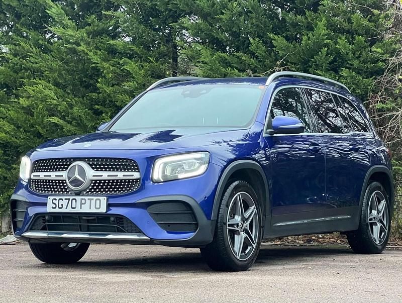 Used Mercedes GLB200 AMG Line Premium 150 HP (110 kW) 2020 Blue SUV