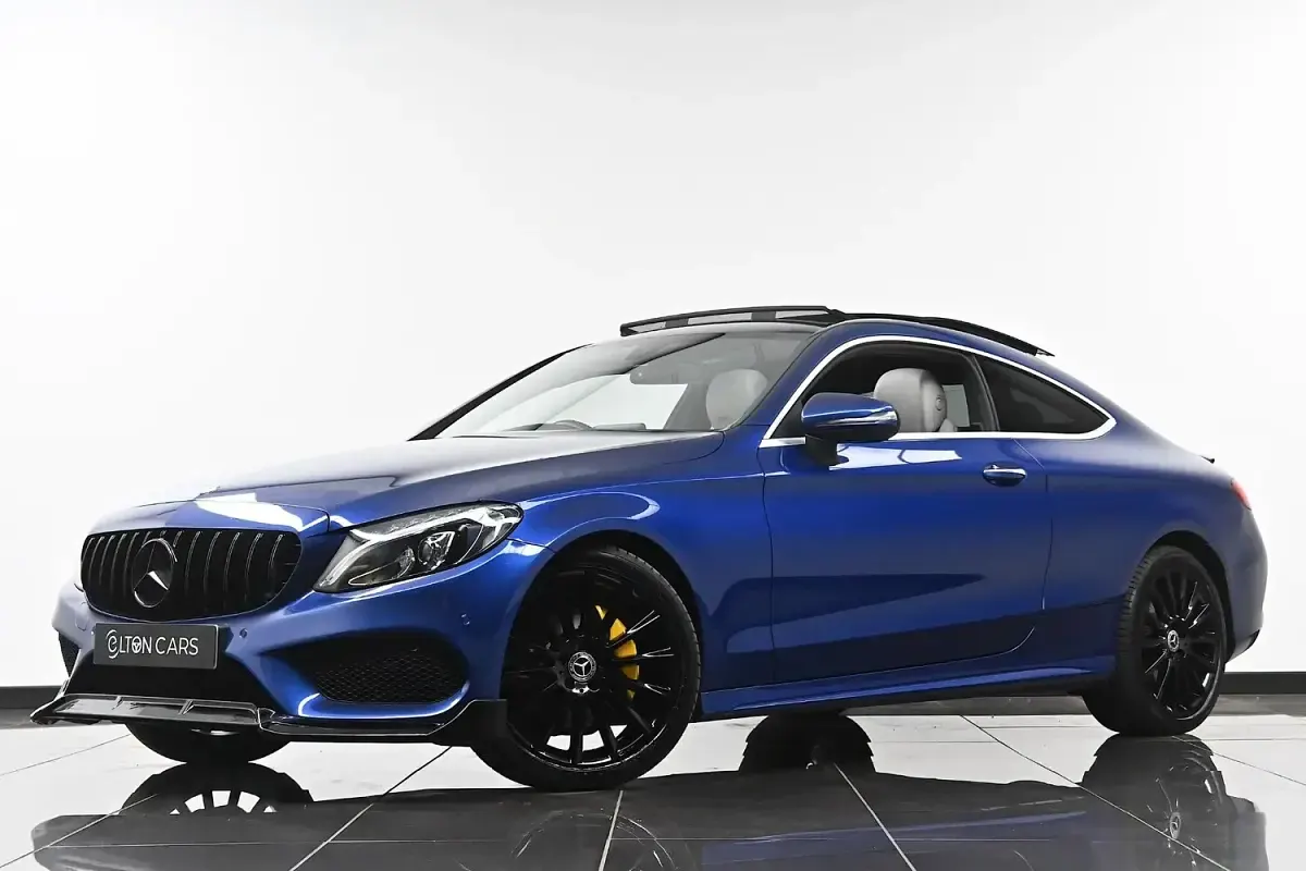 Used Mercedes C220 AMG Line Premium 2016 Blue Coupe