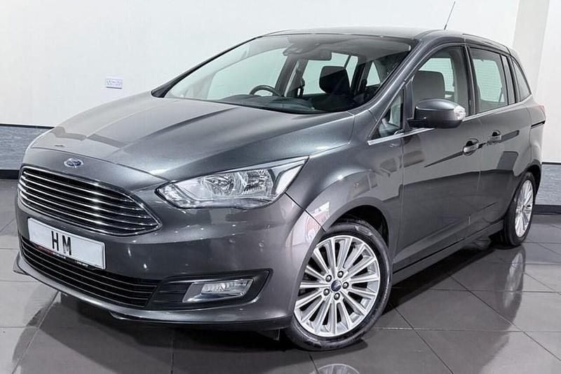 Used Ford Grand C-Max Titanium 125 HP (91 kW) 2019 Grey MPV