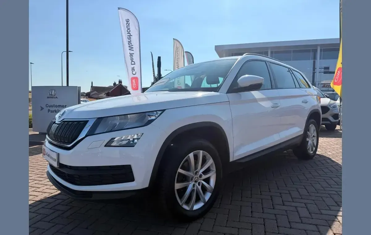 Used Skoda Kodiaq SE 150 HP (110 kW) 2019 White SUV