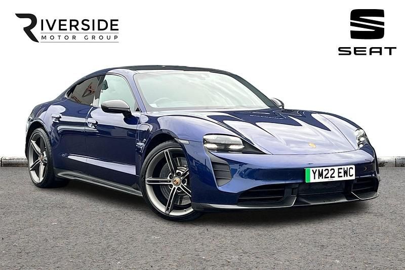 Blue Used 2022 Porsche Taycan Performance Package Sedan | £58,990 (Expensive) - Image 1/4