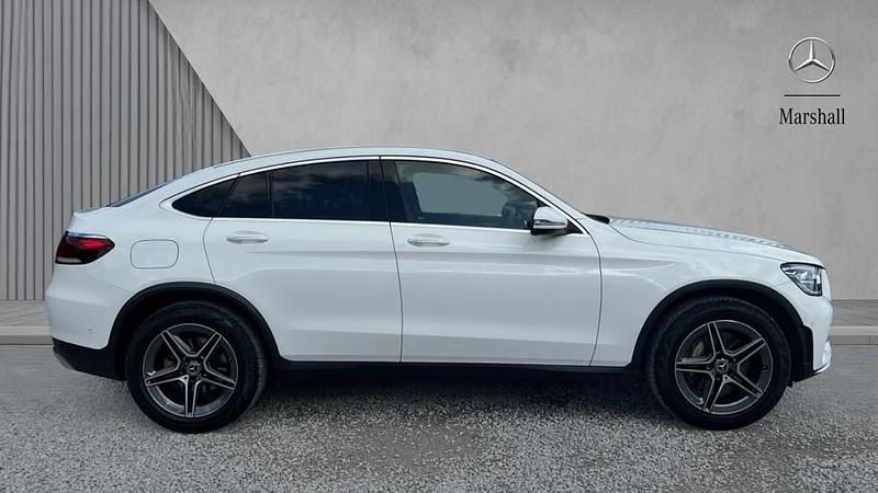 Used Mercedes GLC300 AMG line 258 HP (189 kW) 2022 White Coupe