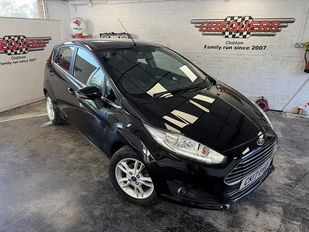 Used Ford Fiesta Zetec 2017 Black Hatchback