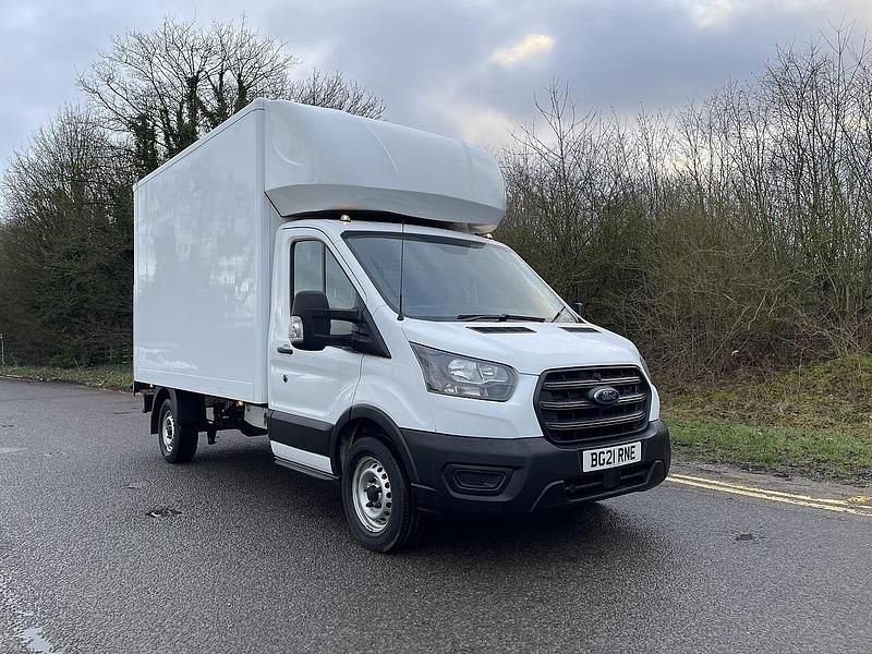 Used Ford Transit S 130 HP (95 kW) 2021 White Cabriolet