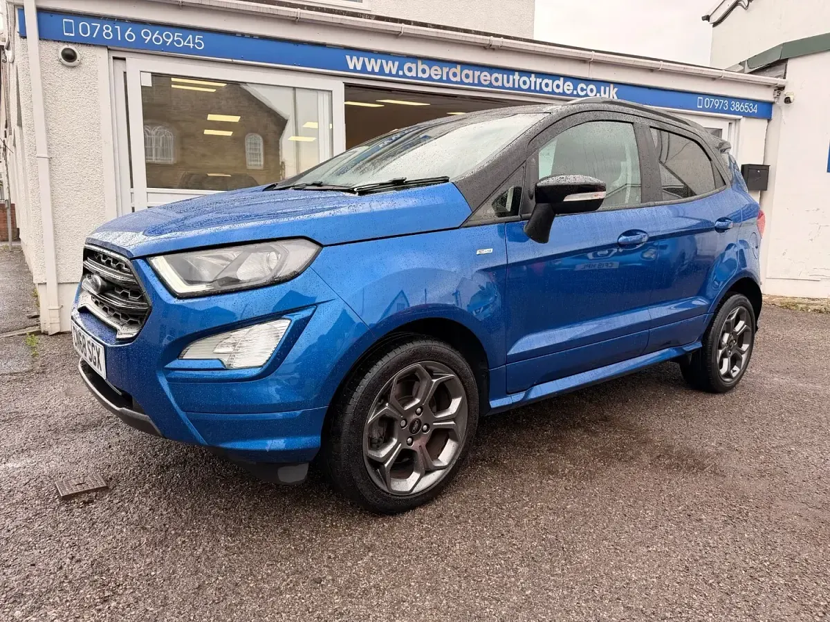 Used Ford Ecosport ST-Line 125 HP (91 kW) 2019 Blue SUV
