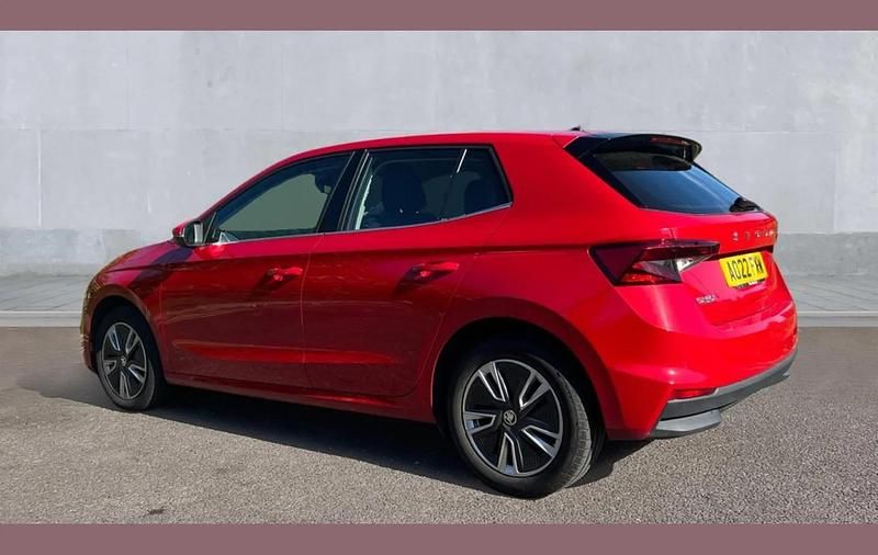 Used Skoda Fabia SE L 110 HP (80 kW) 2022 Velvet red metallic Hatchback