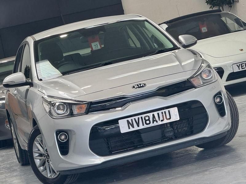 Silver Used 2018 Kia Rio 2 Hatchback | £8,904 (Fair price) - Image 1/4
