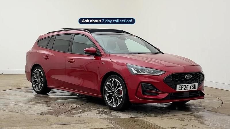 Used Ford Focus ST-Line X 155 HP (114 kW) 2025 Red Estate