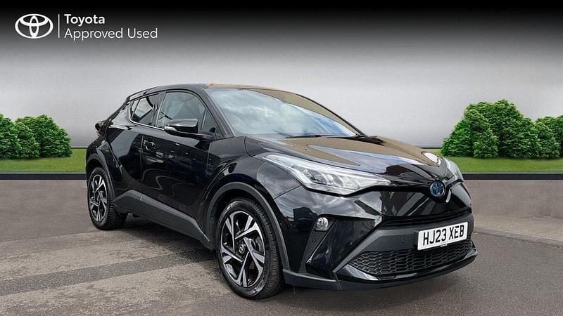 Black Used 2023 Toyota C-HR Design SUV | £21,396 (Fair price) - Image 1/2