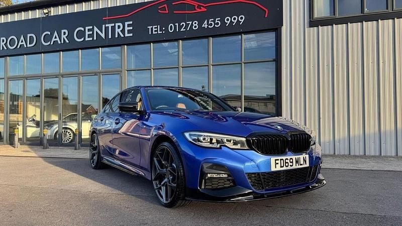 Blue Used 2019 BMW 330e M Sport Sedan | £12,995 (Fair price) - Image 1/4