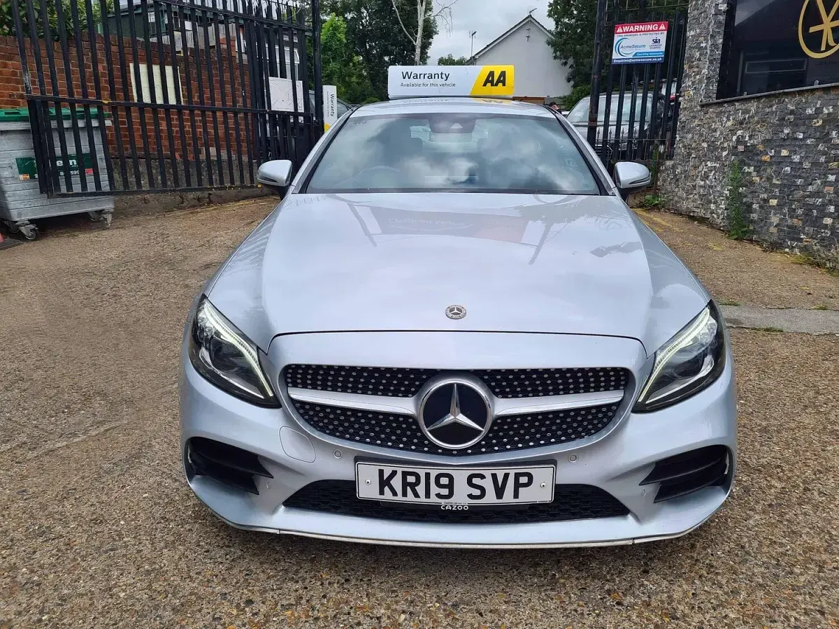Used Mercedes C220 AMG Line Premium 2019 Silver Coupe