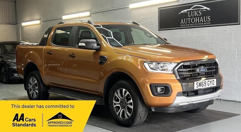 Orange Used 2019 Ford Ranger Wildtrack Pickup | £17,350 (Good price) - Image 1/4