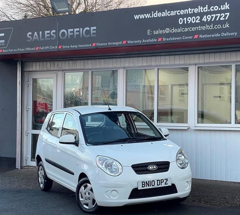 White Used 2010 Kia Picanto Hatchback | £2,495 (Fair price) - Image 1/3