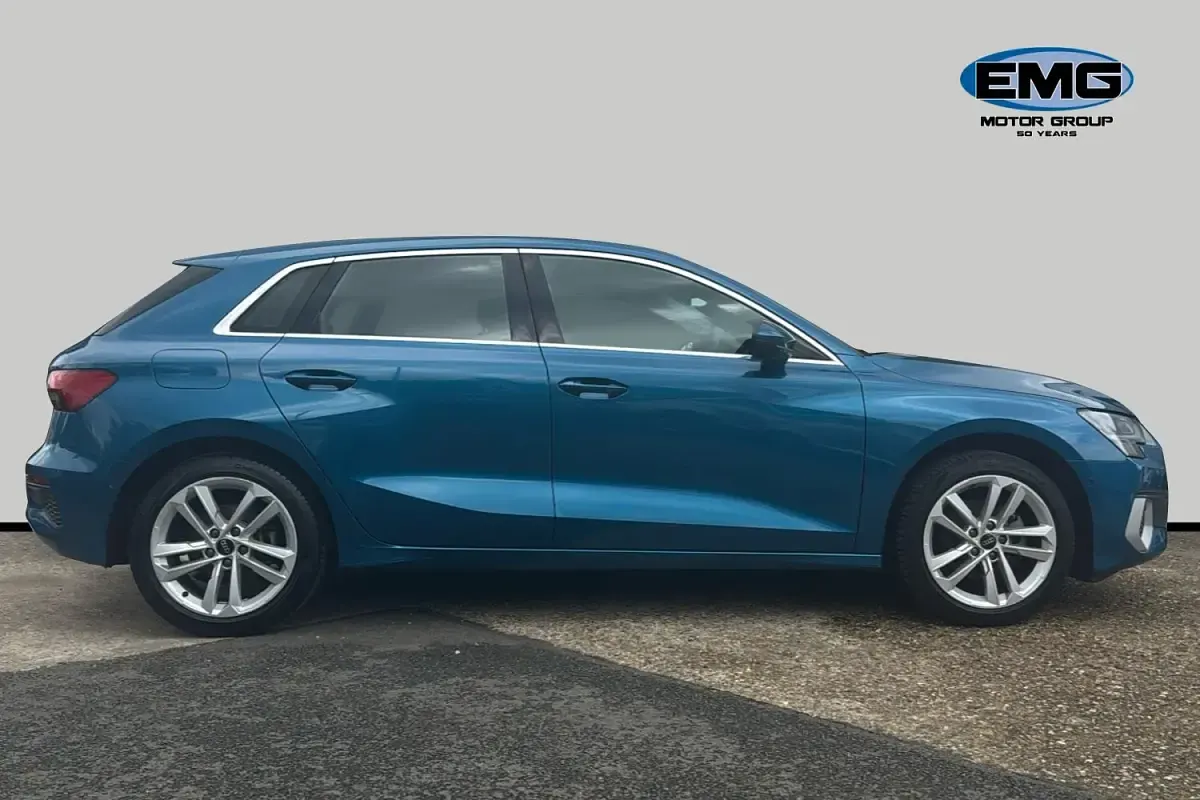 Used Audi A3 Sportback Sport 150 HP (110 kW) 2022 Blue Hatchback
