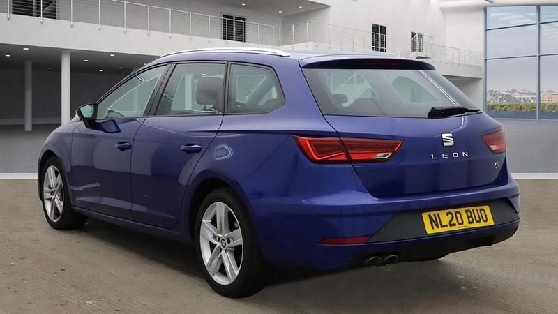 Used Seat Leon FR 2020 Mystery blue Estate