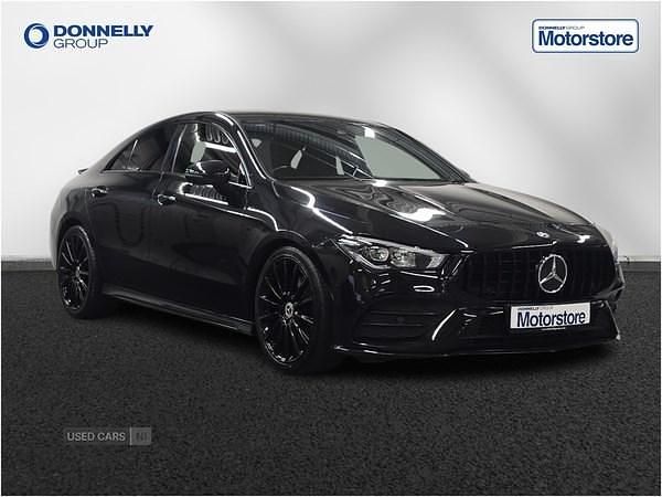Black Used 2019 Mercedes CLA200 AMG line Coupe | £19,990 (A bit pricey) - Image 1/4