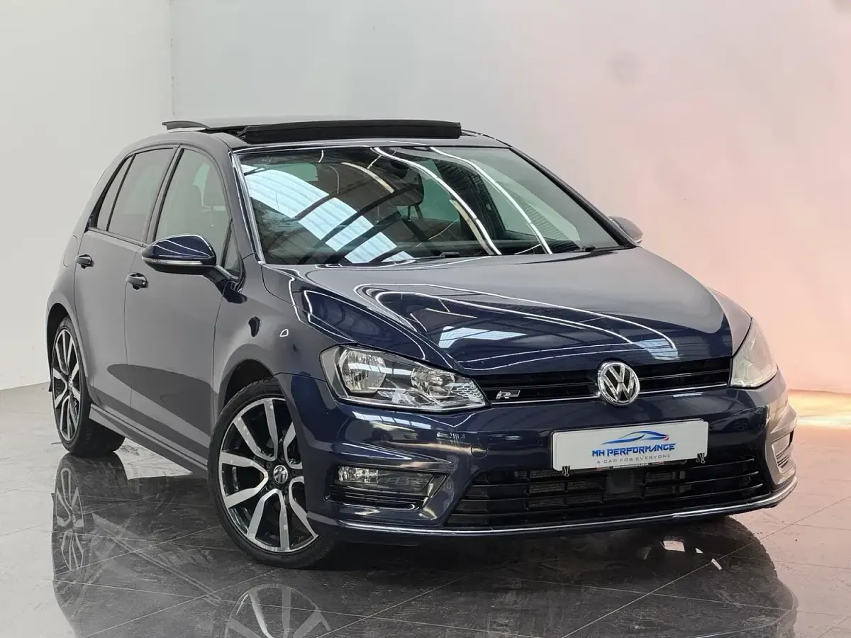 Used VW Golf VII R-line Edition 2016 Blue Hatchback