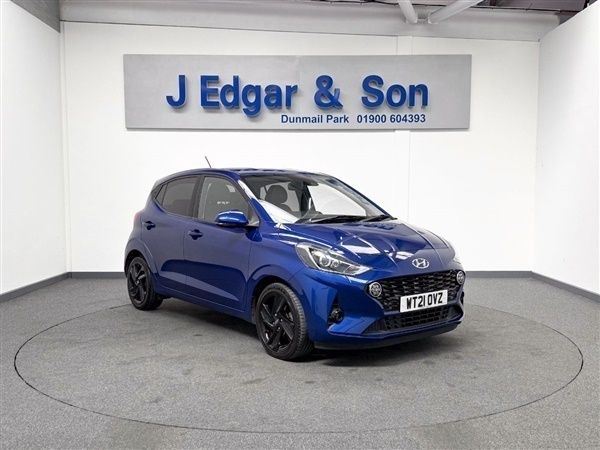 Blue Used 2021 Hyundai i10 Premium Hatchback | £12,695 (Expensive) - Image 1/1
