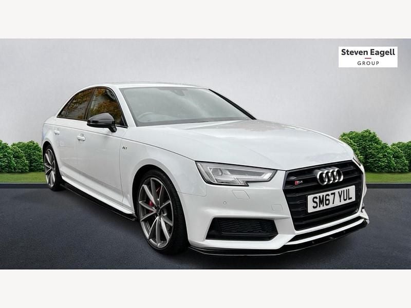 White Used 2017 Audi S4 Advanced Sedan | £18,493 (Fair price) - Image 1/3