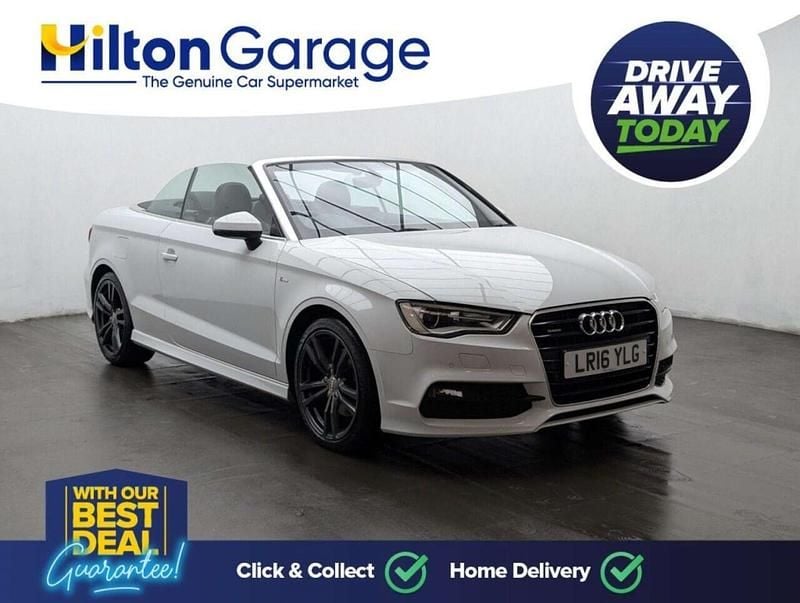 Used Audi A3 Cabriolet S-Line 179 HP (131 kW) 2016 White Cabriolet
