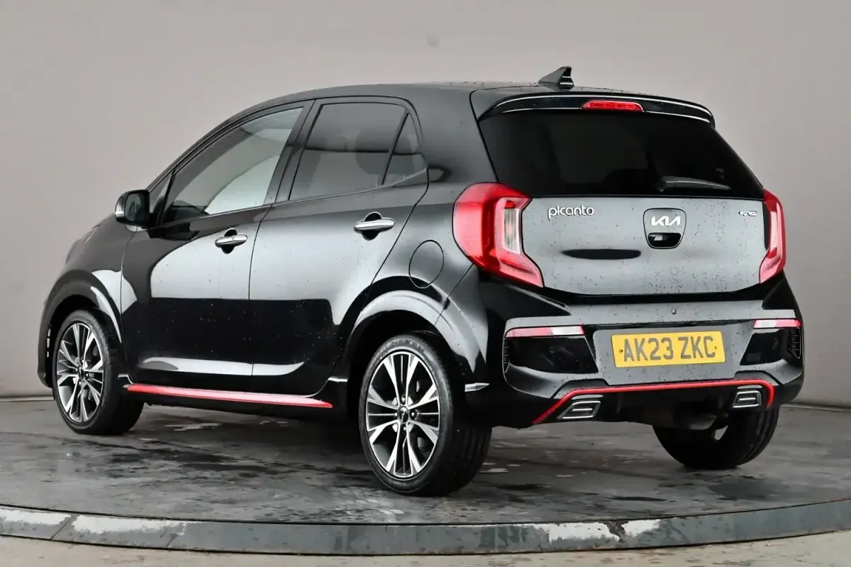 Used Kia Picanto GT-Line S 99 HP (72 kW) 2023 Black Hatchback