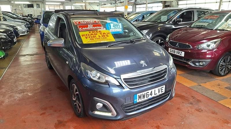 Used Peugeot 108 Allure Top 82 HP (60 kW) 2015 Blue Hatchback