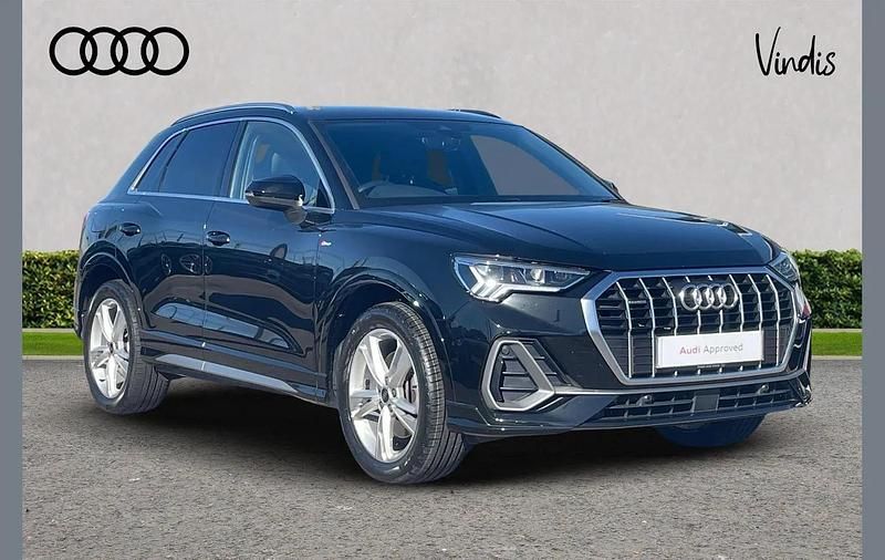 Black Used 2023 Audi Q3 S-Line SUV | £28,876 (Good price) - Image 1/4