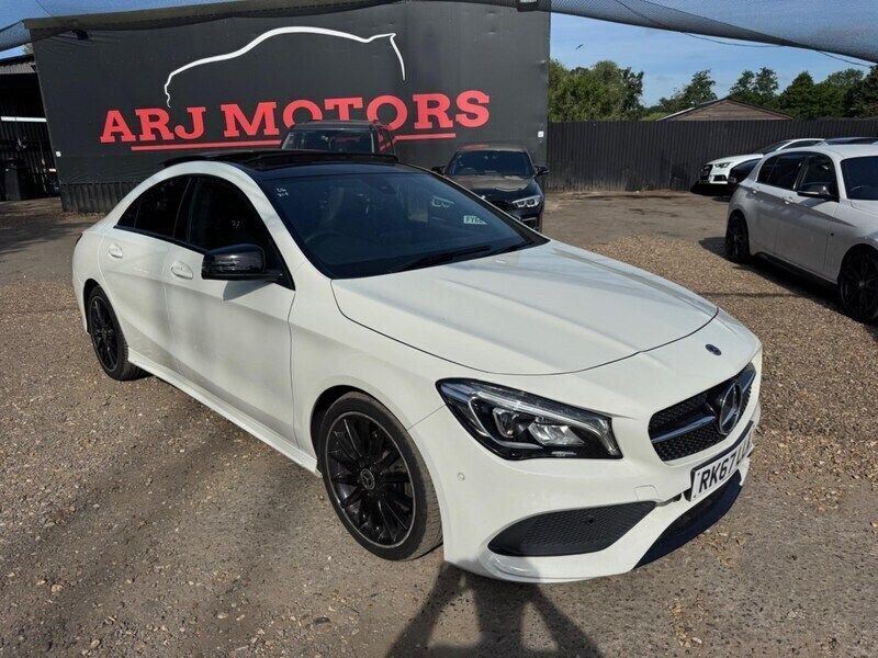 White Used 2017 Mercedes CLA180 AMG line Sedan | £14,499 (Fair price) - Image 1/4