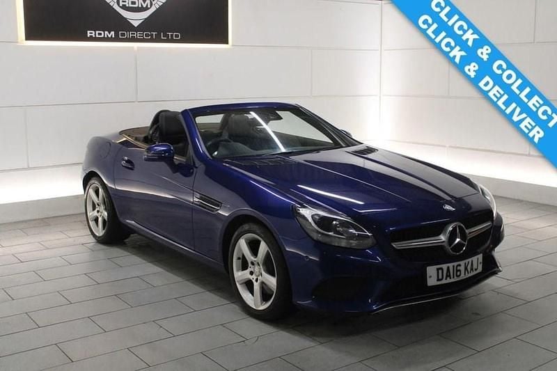 Blue Used 2016 Mercedes SLC200 Cabriolet | £12,750 (Fair price) - Image 1/3