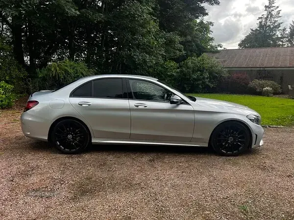 Used Mercedes C220 AMG line 194 HP (142 kW) 2021 Silver Sedan