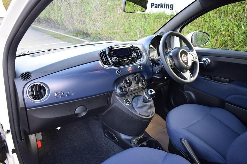 White Used 2021 Fiat 500 Pop Hatchback | £7,795 (Good price) - Image 1/3
