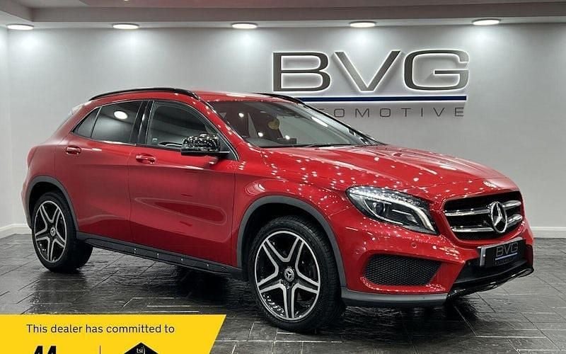 Red Used 2016 Mercedes GLA220 AMG line SUV | £13,294 (Fair price) - Image 1/2