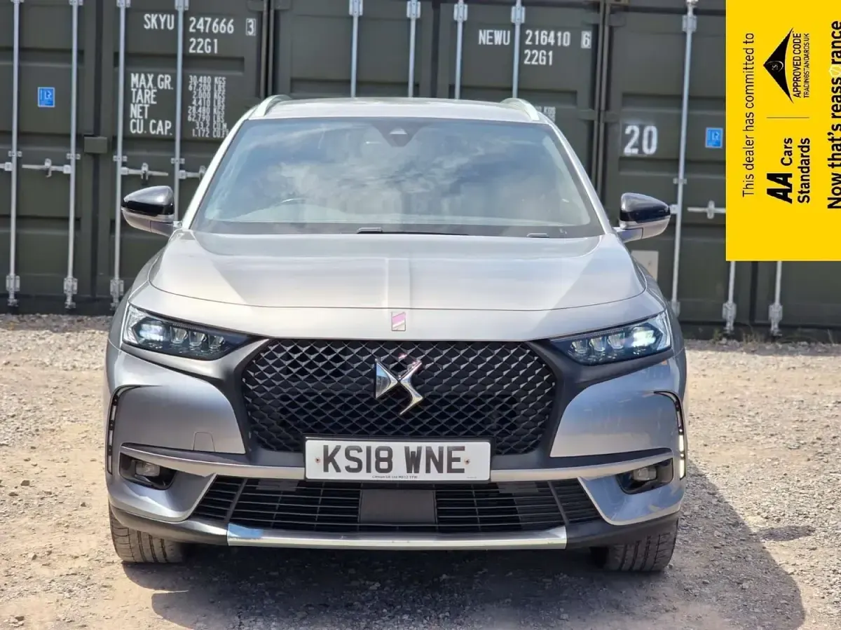 Used DS Automobiles DS7 Crossback Performance 180 HP (132 kW) 2018 Grey SUV