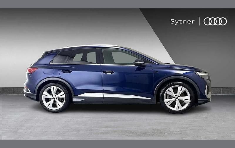 Used Audi Q4 e-tron S-Line 150 kW (204 HP) 2021 Blue SUV