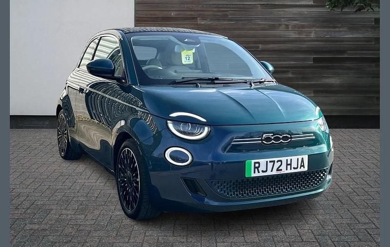 Used Fiat 500e La Prima 86 kW (118 HP) 2022 Green Cabriolet