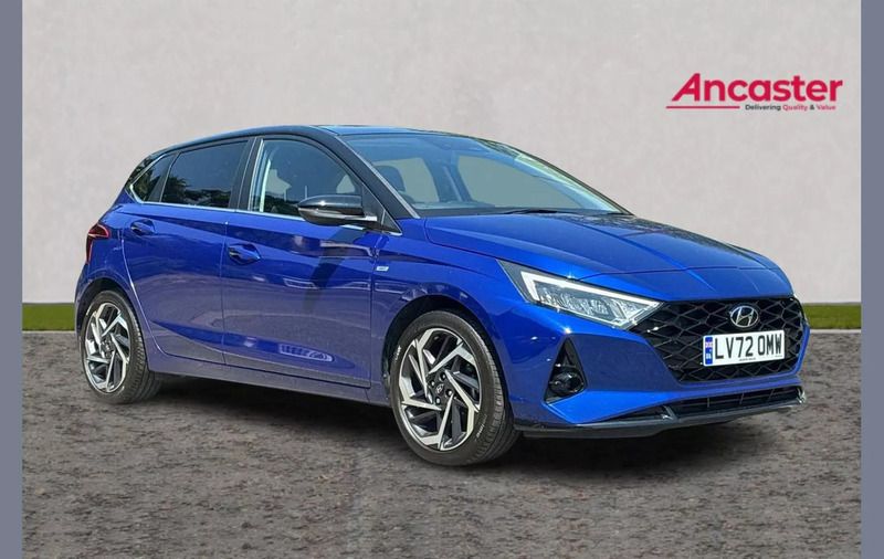 Blue Used 2022 Hyundai i20 Ultimate Hatchback | £17,199 (Fair price) - Image 1/4
