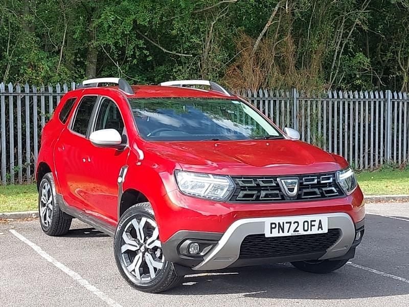Red Used 2022 Dacia Duster Prestige SUV | £14,498 (Fair price) - Image 1/4