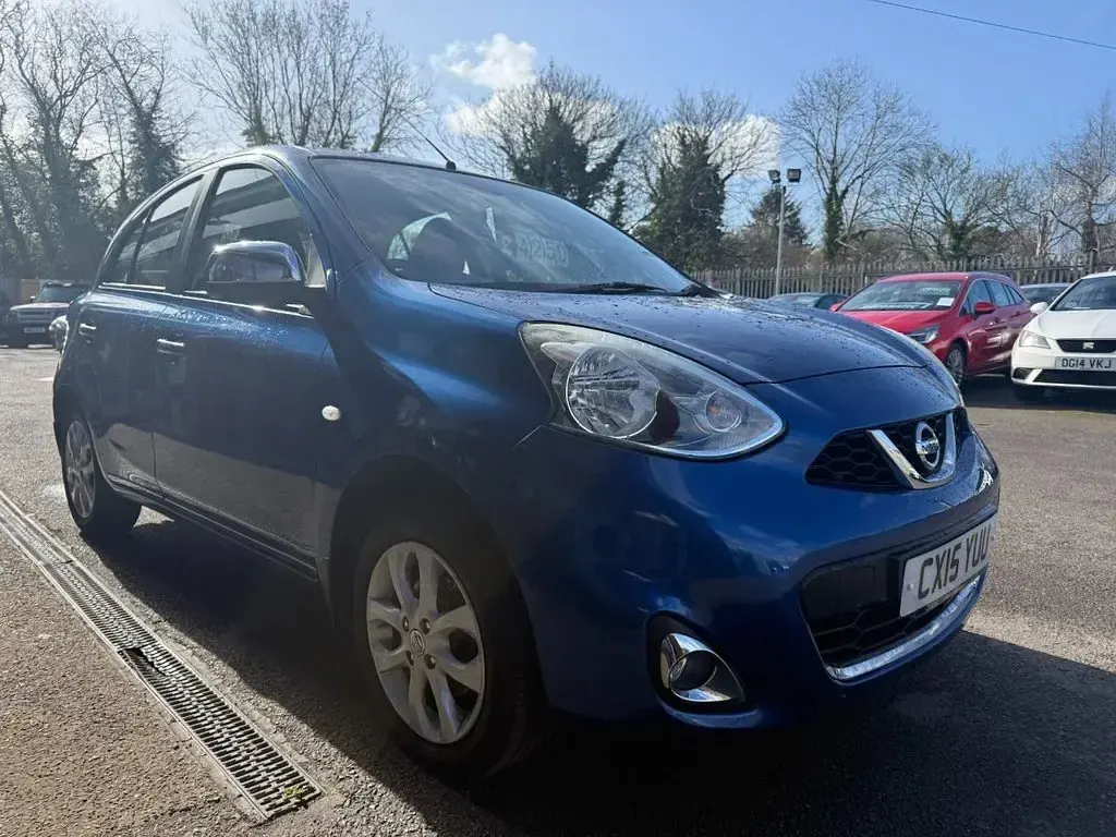 Used Nissan Micra Acenta 80 HP (58 kW) 2015 Blue Hatchback