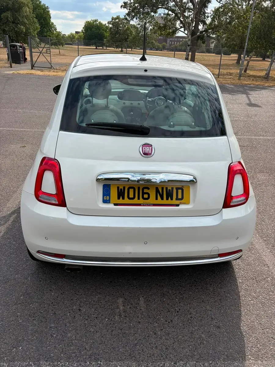 Used Fiat 500 Lounge 2016 White Hatchback