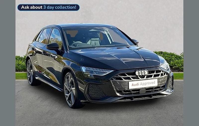 Used Audi A3 Black Edition 150 HP (110 kW) 2025 Black Hatchback