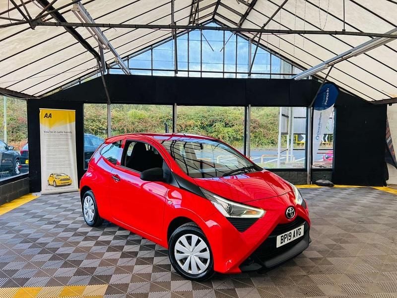 Red Used 2019 Toyota Aygo Hatchback | £6,495 (Good price) - Image 1/3