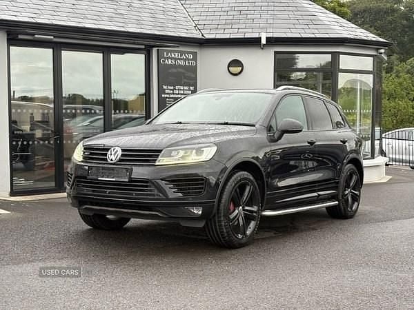 Black Used 2017 VW Touareg R-line Plus SUV | £16,295 (Expensive) - Image 1/4