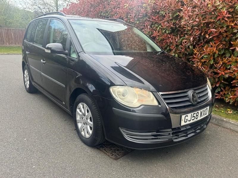 Black Used 2008 VW Touran S MPV | £1,750 (Super price) - Image 1/4