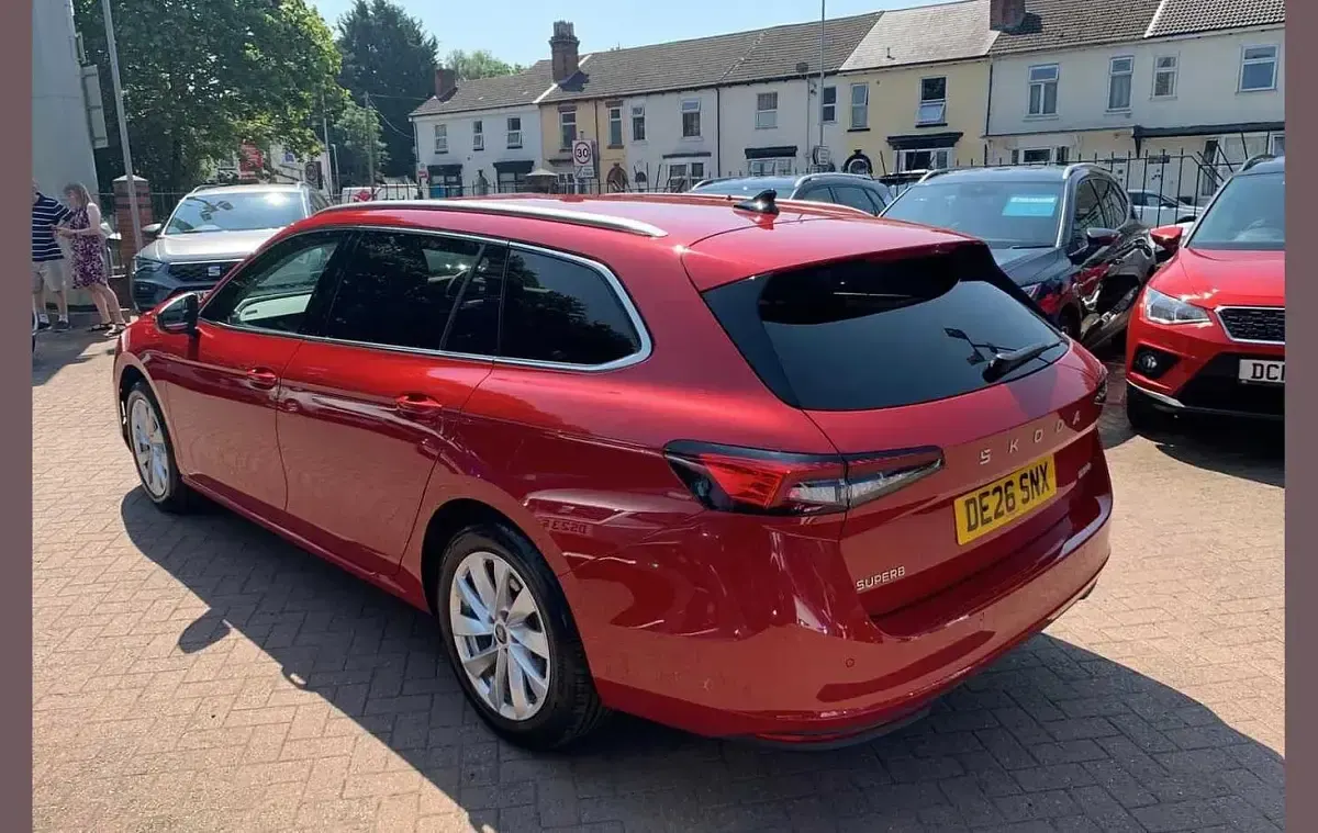 Used Skoda Superb SE Technology 150 HP (110 kW) 2026 Red Estate