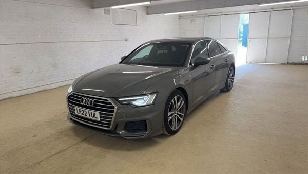 Grey Used 2022 Audi A6 S-Line Sedan | £23,999 (Good price) - Image 1/4