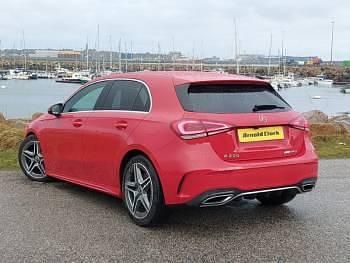 Used Mercedes A200 Executive 163 HP (119 kW) 2019 Red Hatchback