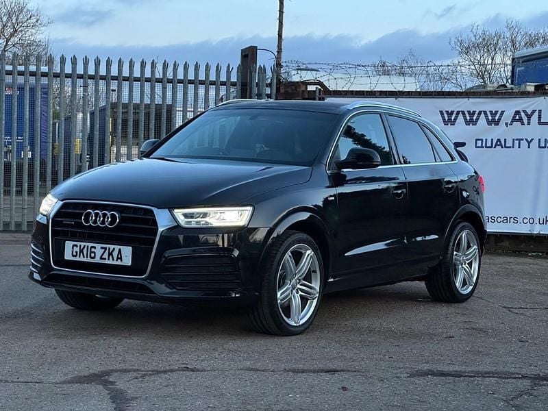 Begagnad Audi Q3 S-line plus 184 HK (135 kW) 2016 Svart SUV