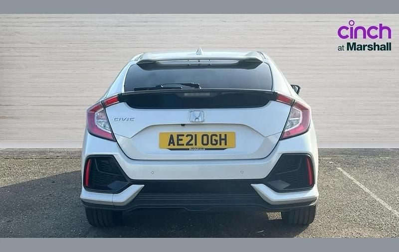 Used Honda Civic SR 126 HP (92 kW) 2021 Pearl  platinum white  Hatchback